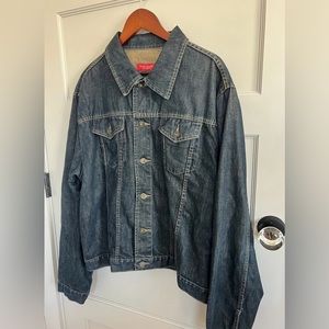 River Island mens/unisex jean jacket sz XL